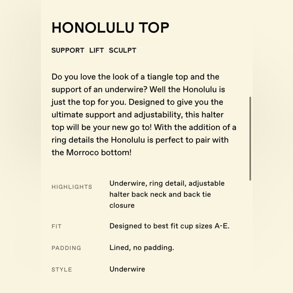 Monday swimwear summer peach crinkle set - M - Picture 3 of 3